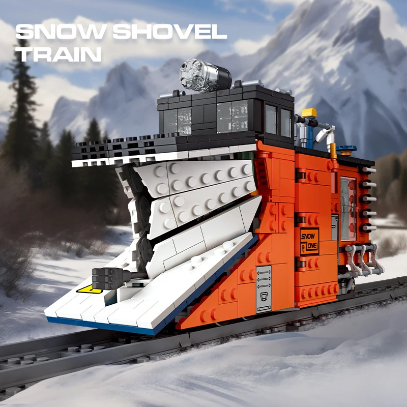59095-1 JieStar 59095 Snow Shovel Train - Image 1