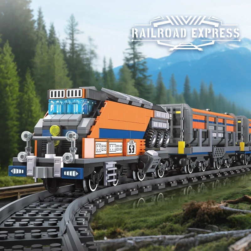 59096-1 JieStar 59096 Railroad Express - Image 1