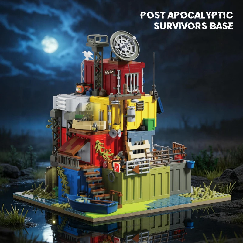 66202-1 Xbert 66202 Post Apocalyptic Survivors Base - Image 1