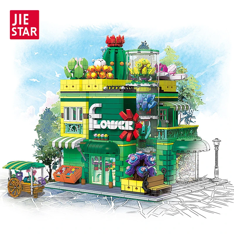 89108-1 JieStar 89108 Potted Plant Shop - Image 1