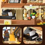 JieStar 89120 European Retro Coffee Shop - Image 4
