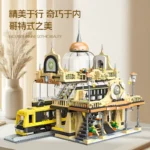 JieStar 89136 European Style Railway Station