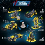 Guly 96001 Variable Engineering Vehicle(Dynamic Version) - Image 4