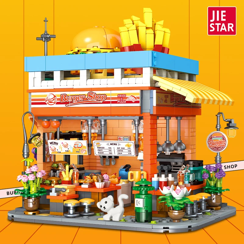JJ9082-1 JieStar JJ9082 Hamburger Shop - Image 1