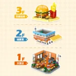 JieStar JJ9082 Hamburger Shop - Image 2