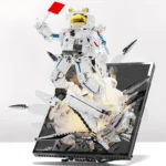 JiQi JQ1102 Broken Mirror Astronaut - Image 4